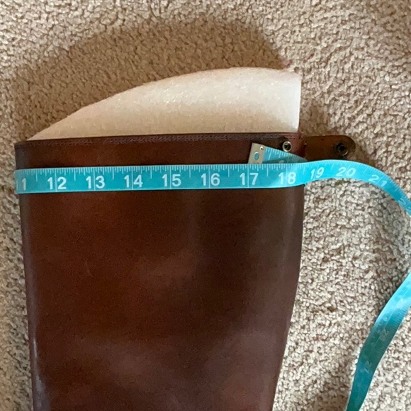 ❤️ Frye Melissa back zip and snap / button boots, Cognac 8.5 Wide Calf.  EUC - Picture 9 of 13